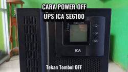 Tutorial Power ON UPS ICA SE6100