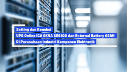 Setting UPS ICA SE 6100 & External baterai 65AH